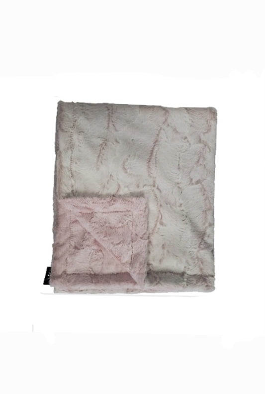 Frost Mauve Minky Blanket