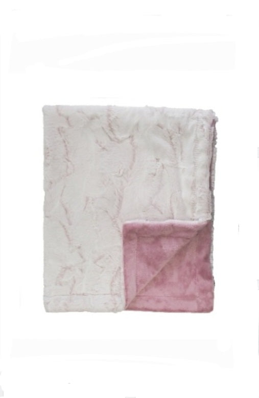 Cuddle Frost Mauve Minky Blanket