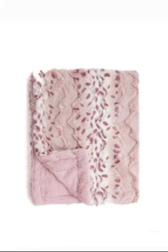 Nature Mauve Minky Blanket