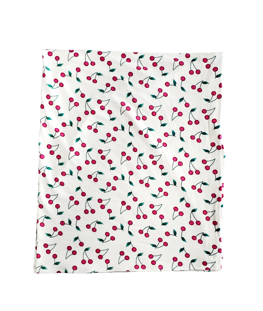 SAMPLE - Cherry Bamboo Swaddles (FINAL SALE)