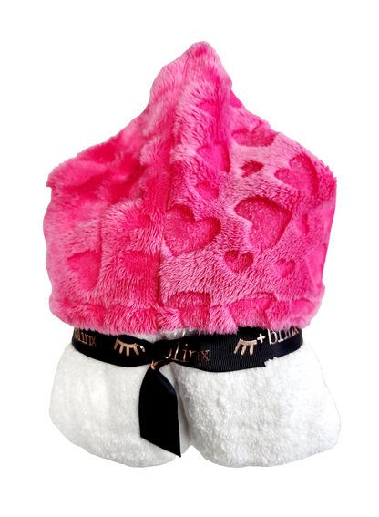 Hearty Carnation Hooded Towel