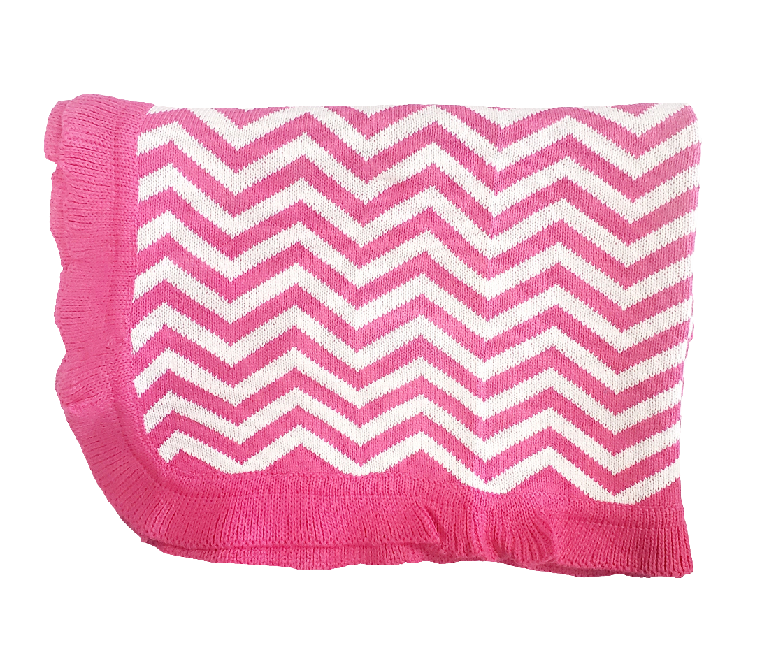 SAMPLE Cotton Blanket - Hot Pink (Final Sale)
