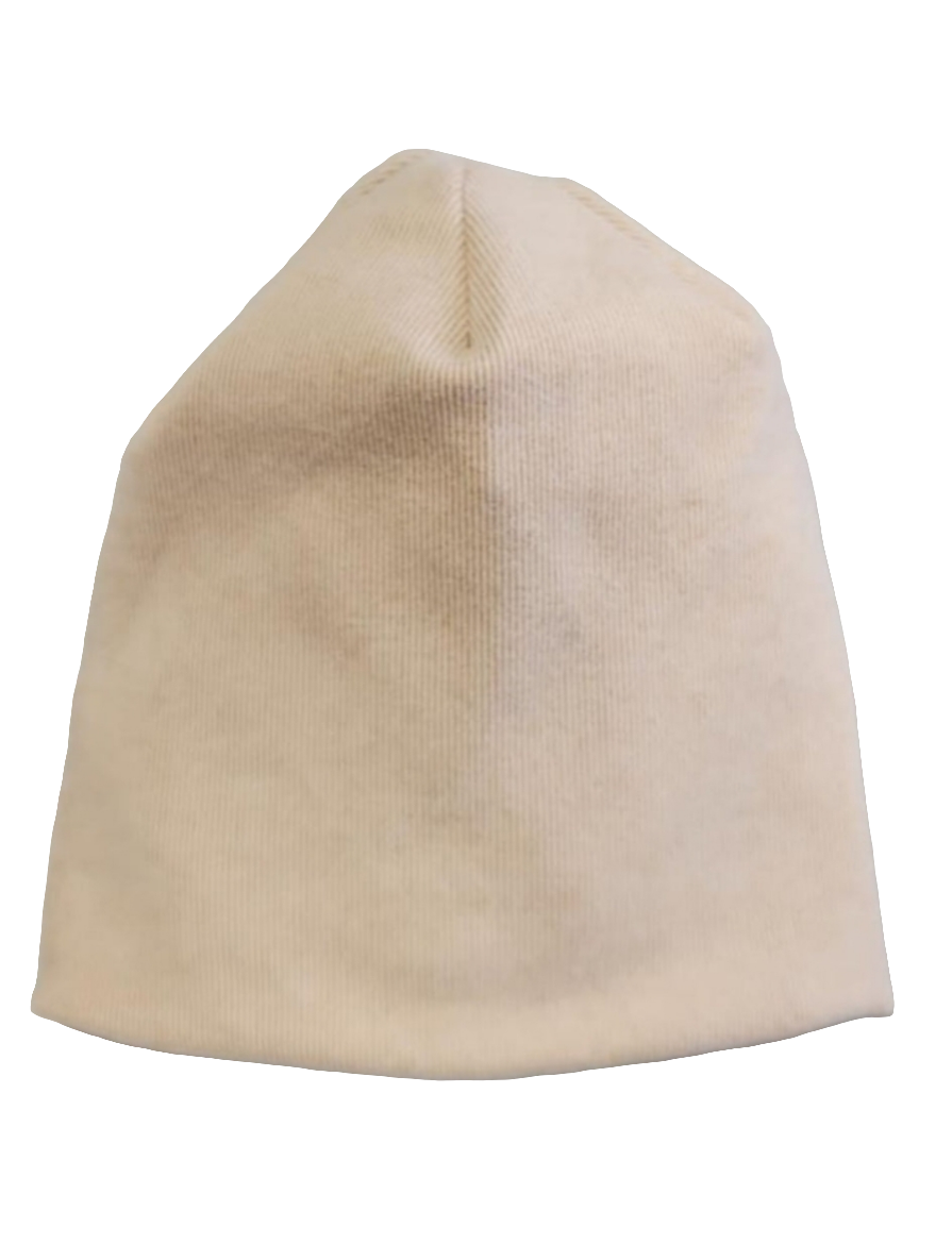 Softest Tan Cotton Beanie Hat