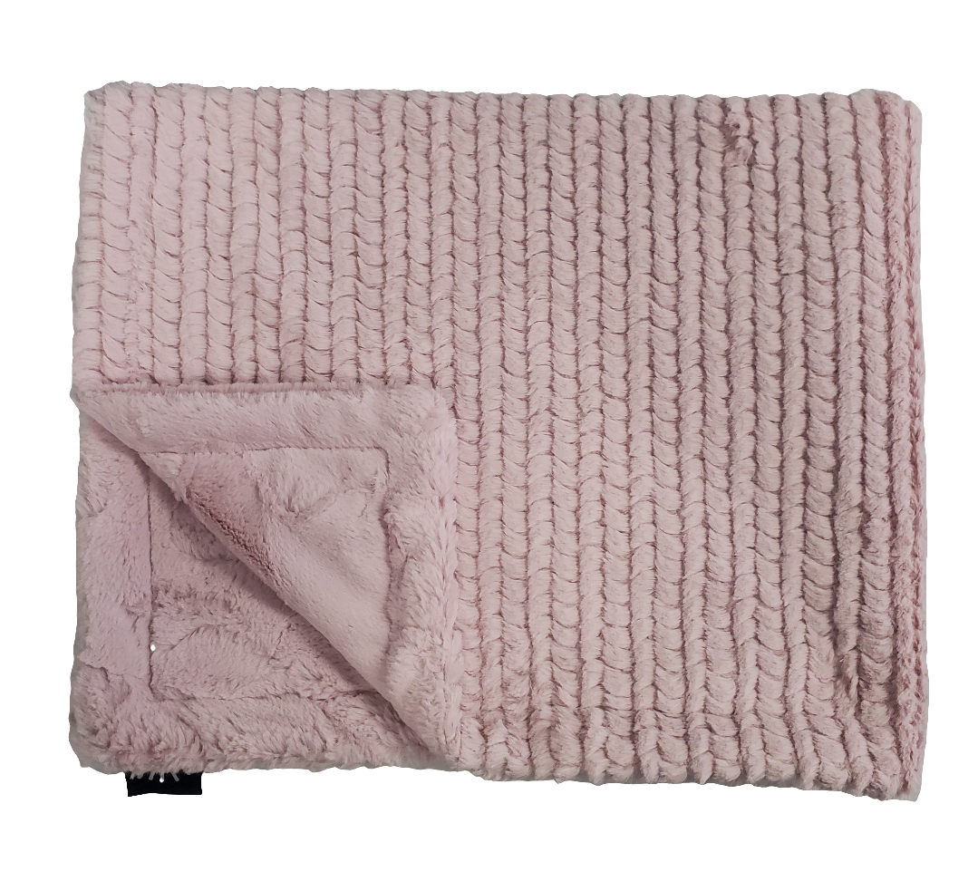 Brooklyn Mauve Minky Blanket