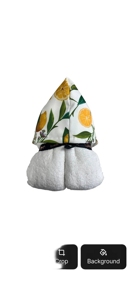 NEW Lemon For Days Hooded Towel
