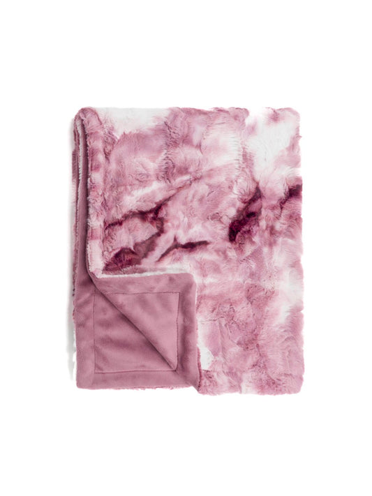 Summer Sorbet Raspberry Minky Blanket