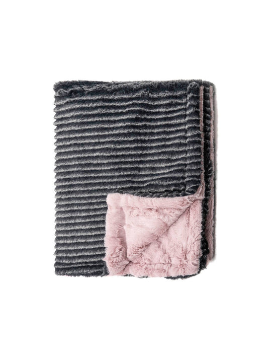 NEW Dakota Zebra Blush Minky Blanket