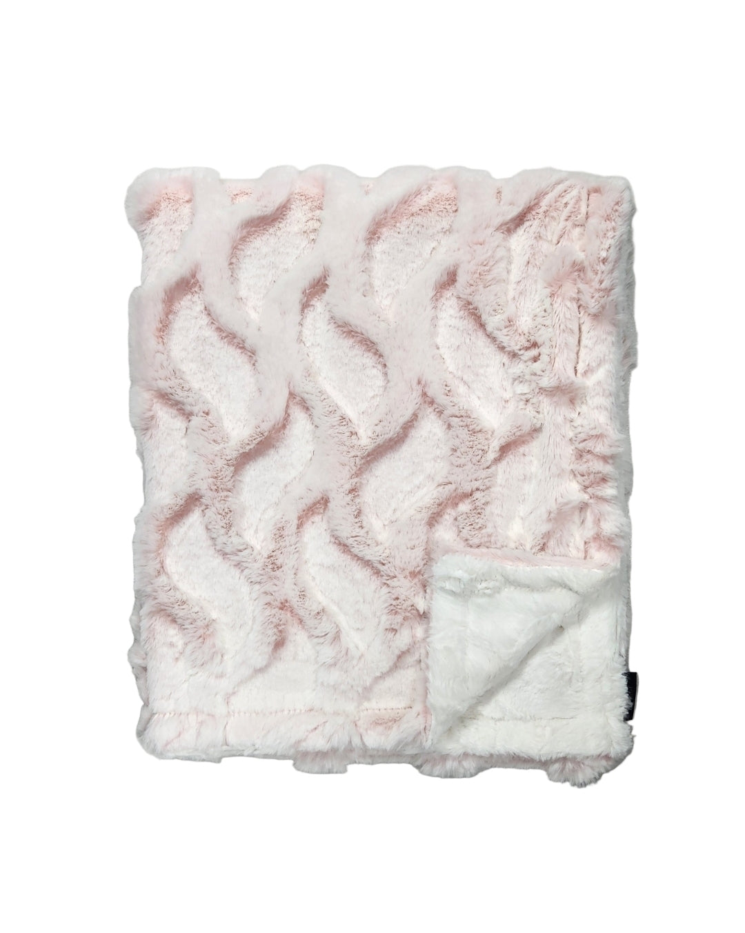 NEW Bailey Mauve Minky Blanket