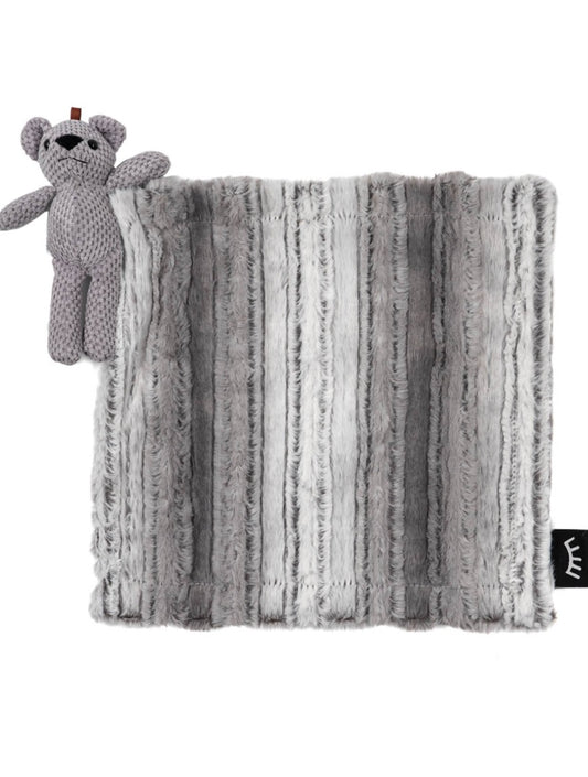 NEW Plush Ombre Grey Bear Lovey