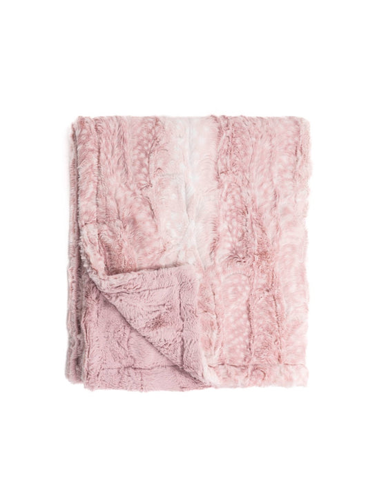 Cibirian Mauve Minky Baby Blanket