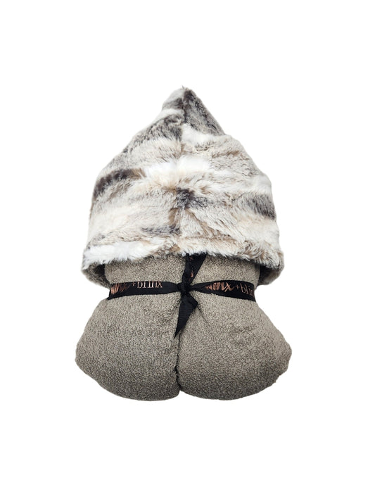 NEW Himalayas Taupe Hooded Towel