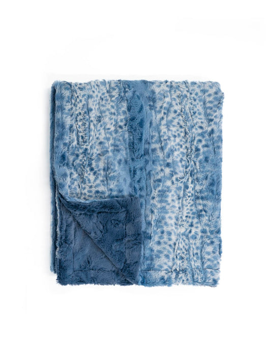 Cibirian Cobalt Minky Blanket