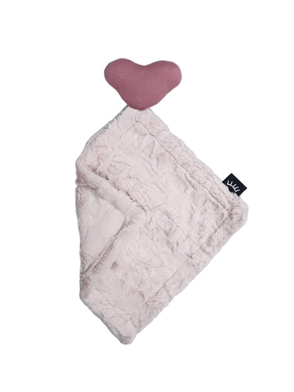 Cozy Mauve Heart Lovey