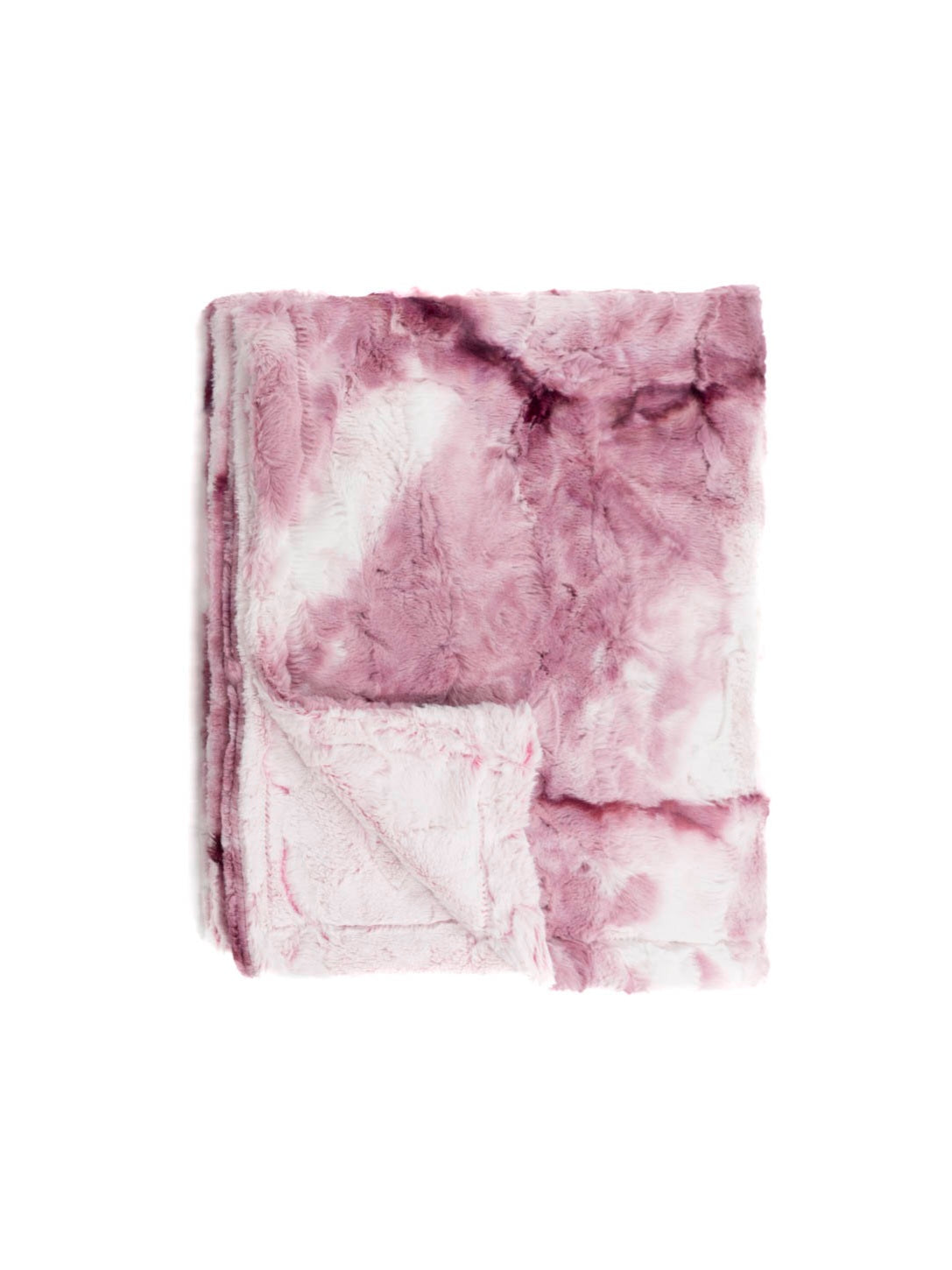 Sorbet Raspberry Minky Blanket