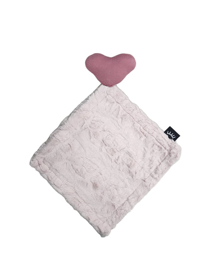 Cozy Mauve Heart Lovey