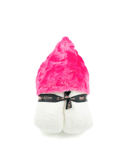 Hearty Carnation Hooded Towel