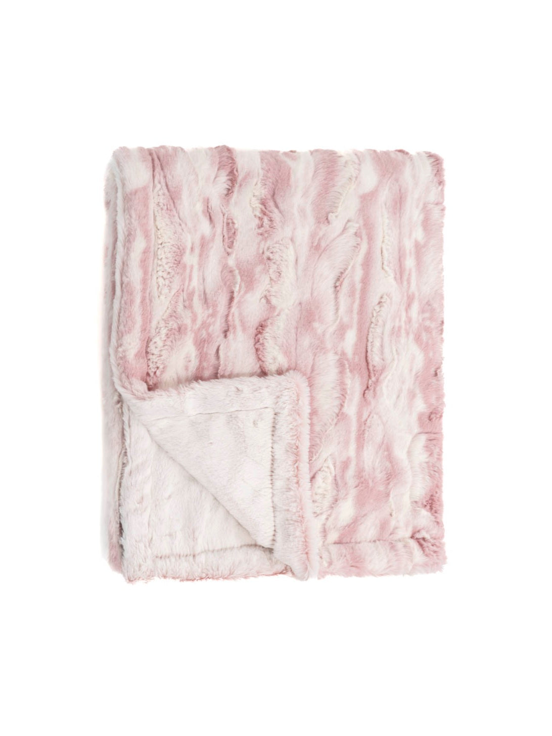 Marble Blush Frost Minky Blanket