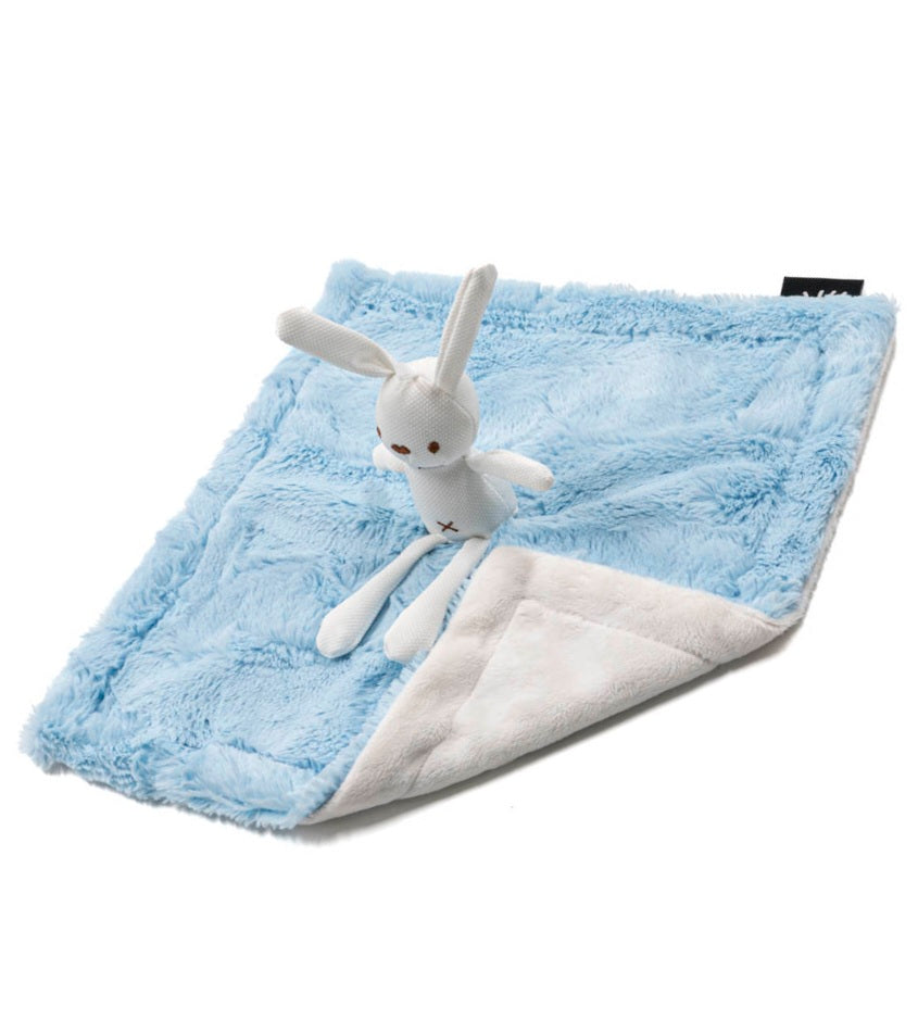 Cozy Sky Bunny Mini Minky Lovey