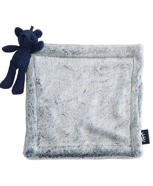 NEW Frosted Navy Bear Lovey
