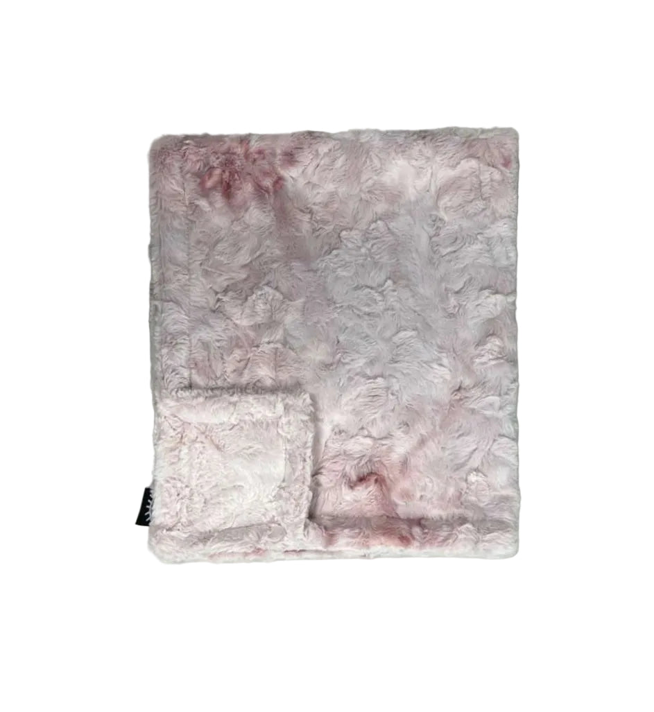 Galaxy Rosewater minky blanket