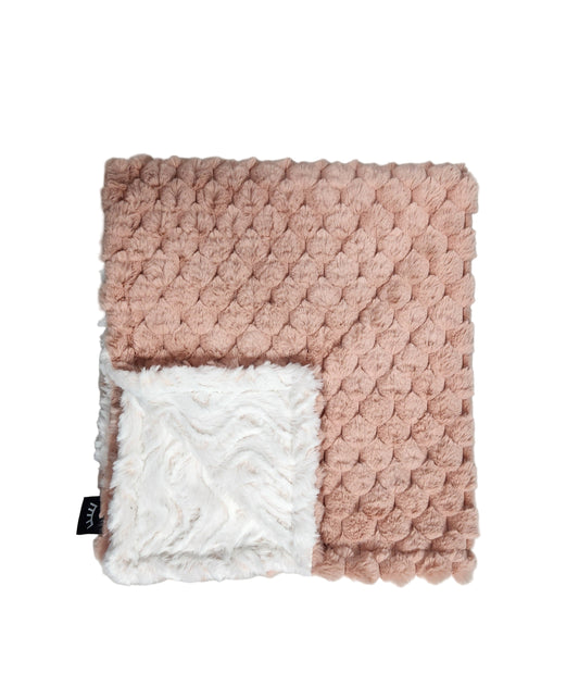 NEW Bubbles Shell Minky Blanket