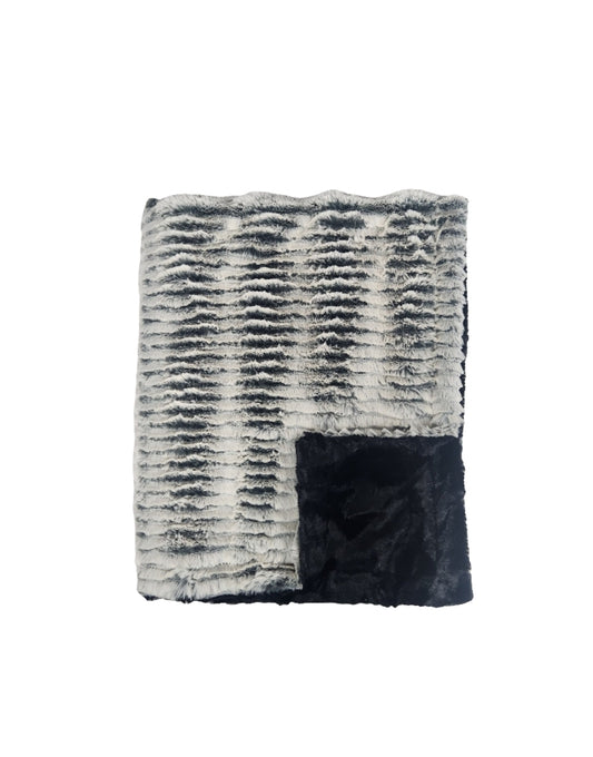 Ziggy Caviar Minky Blanket