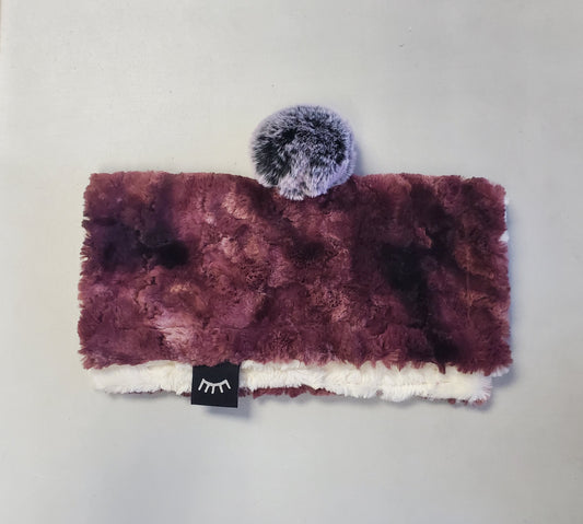 Merlot Cream Minky Lovey