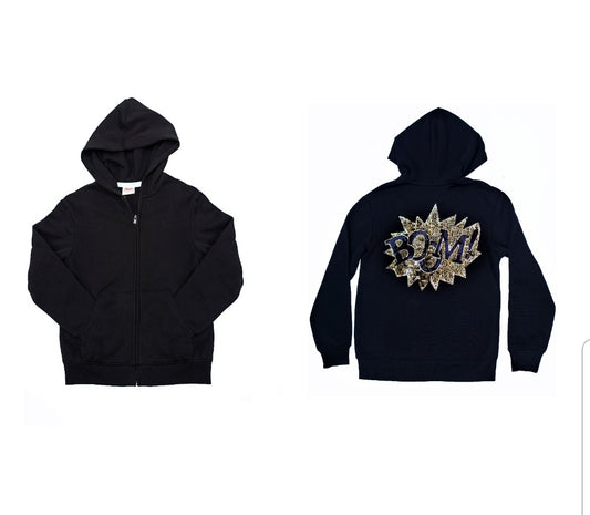 KIDS - Gold "BOOM" Hoodie Sweatshirt | RTW