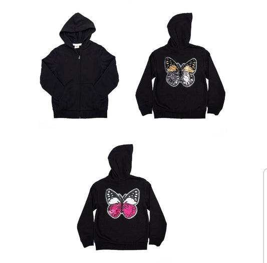 KIDS- Up&Down "BUTTERFLY" Hoodie Sweatshirt | RTW
